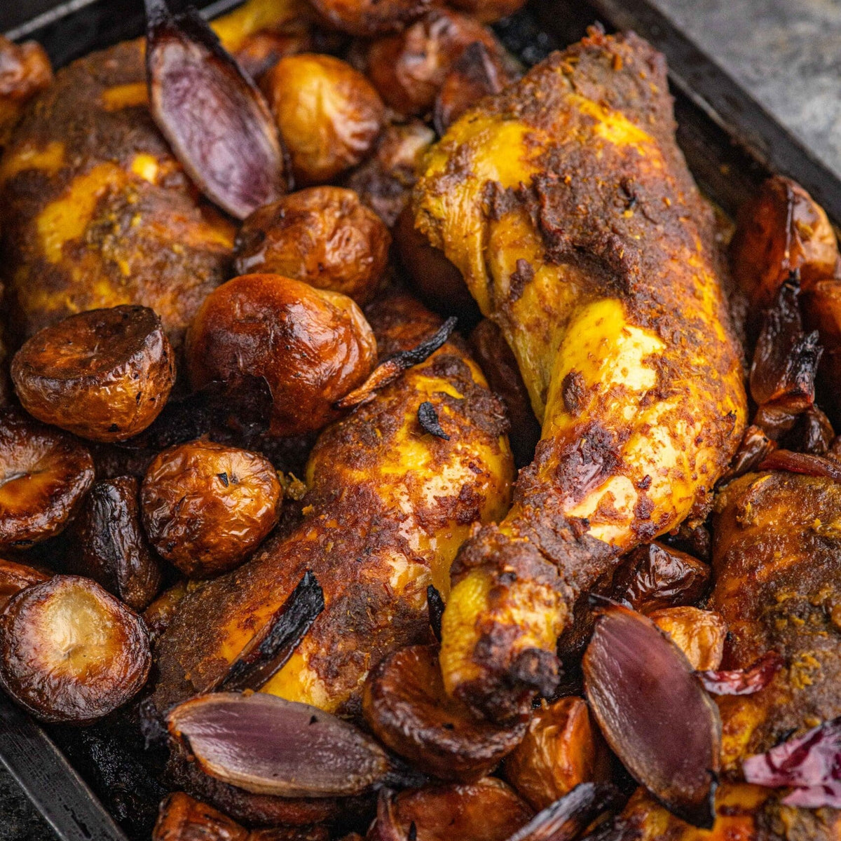 Satay Inspired Tray Bake