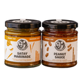 Makan Malaysia Satay Kit: jars of Satay Marinade and Peanut Sauce